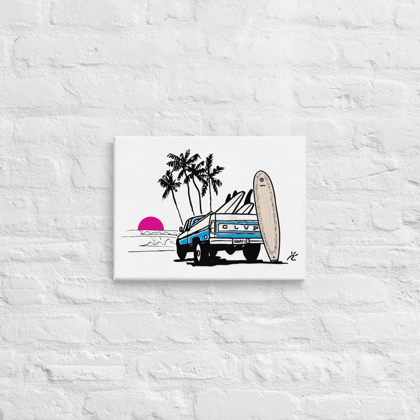 OLWP - South Africa Board 5 - Original Canvas Art