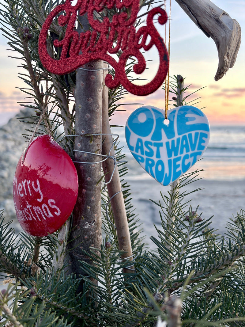 OLWP - Ceramic Heart Ornament – One Last Wave Project